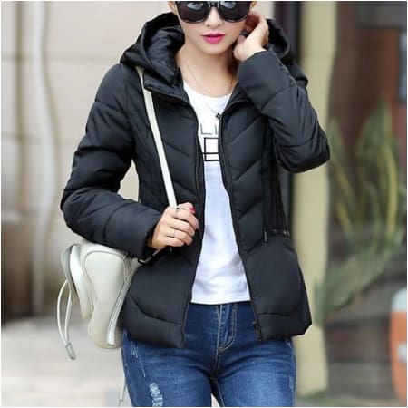 Cotton Padded Autumn Winter Slim Hooded 2018 Style Jackets - TravelStyle