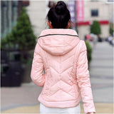 Cotton Padded Autumn Winter Slim Hooded 2018 Style Jackets - TravelStyle