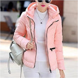 Cotton Padded Autumn Winter Slim Hooded 2018 Style Jackets - TravelStyle