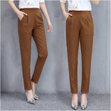 Elastic Fashion Waist Casual Pant - TravelStyle