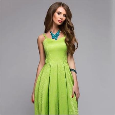 Elegant Knee Length A-line Dress 2018 Vintage printing Dress - TravelStyle