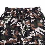 Fashion Camouflage Printed Elastic Waist Pants - TravelStyle