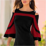 Fashion Casual Solid Bat-wing Sleeve Formal/ Casual Blouse - TravelStyle